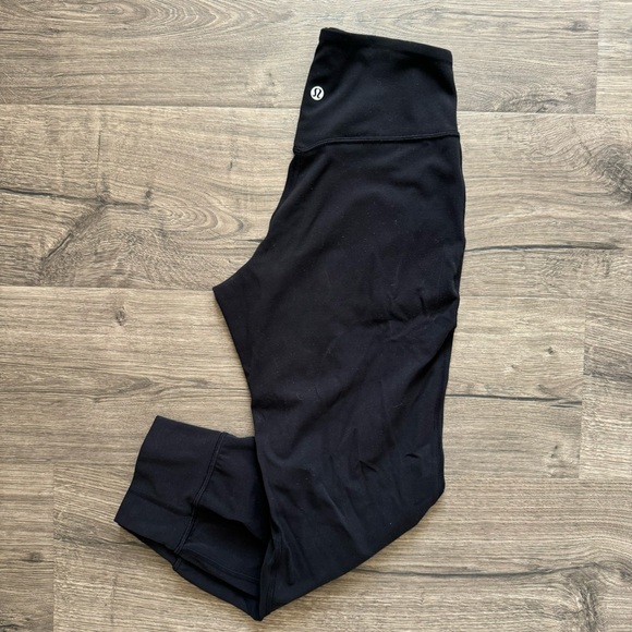 Lululemon Yoga Align High Rise Black Joggers size 2 Women W6ATAS - Picture 12 of 16